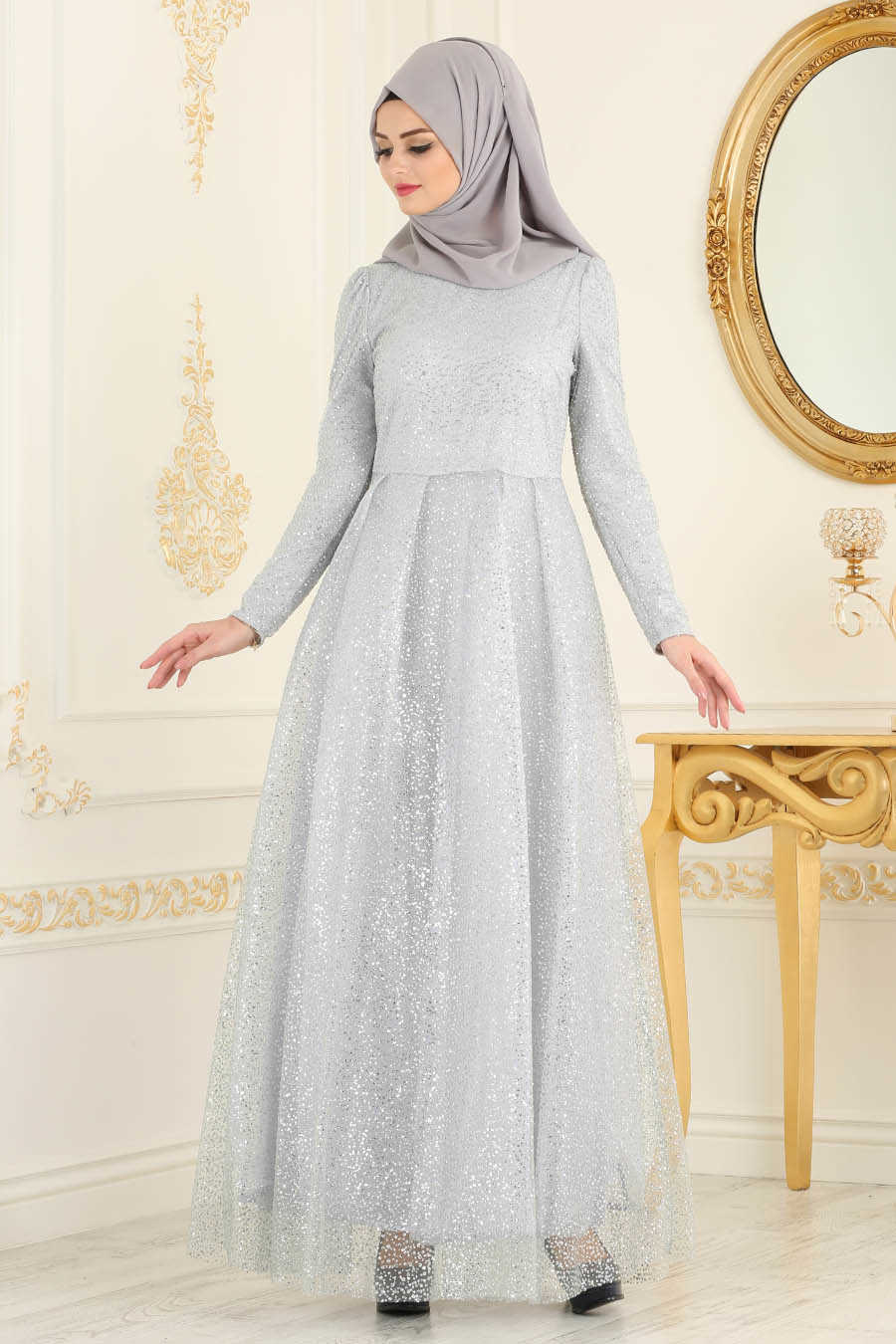 Grey Evening Dresses