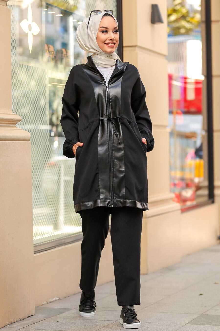 Black Dual Suit Dress 1292S - Neva-style.com