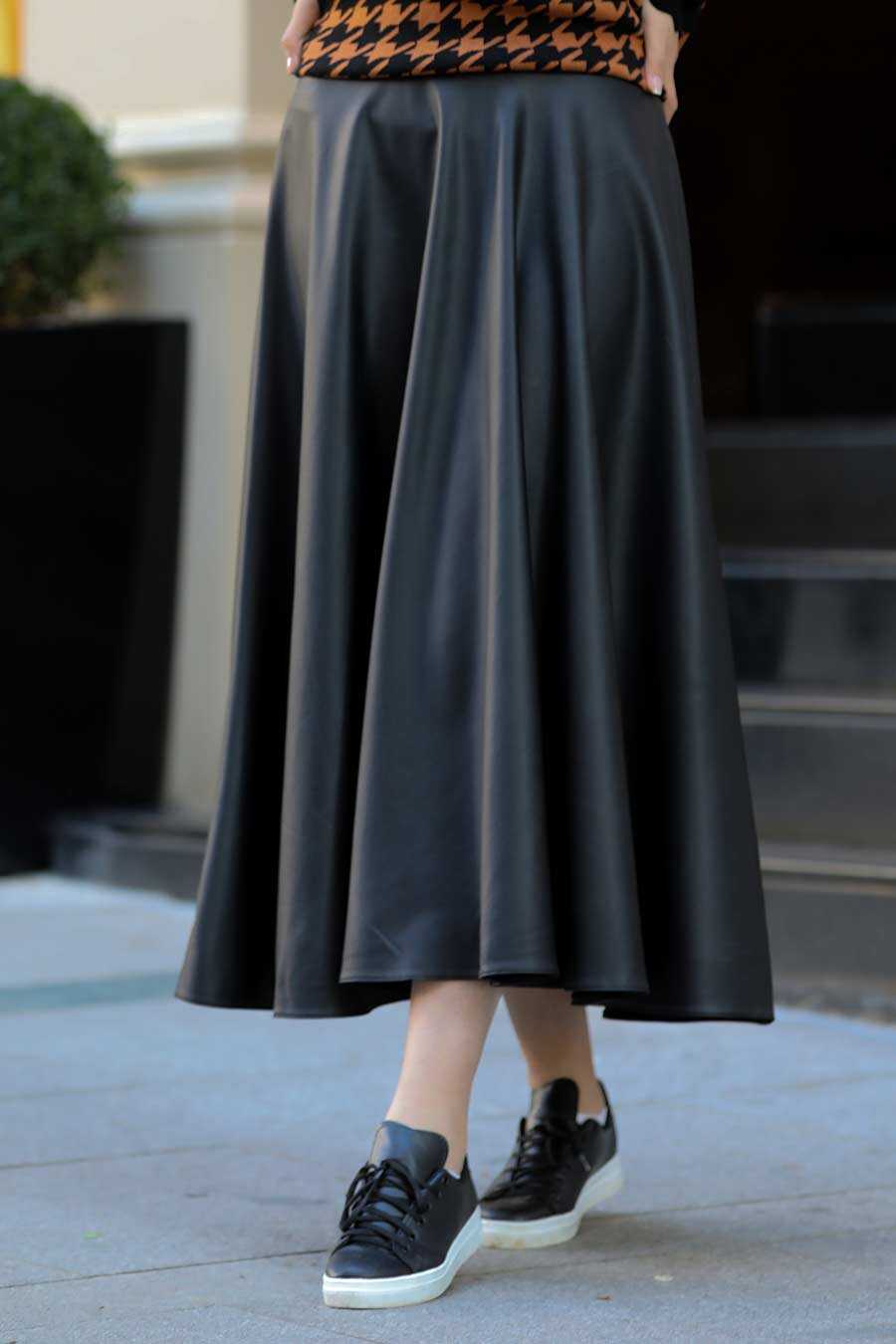 Black Hijab Skirt 22231S