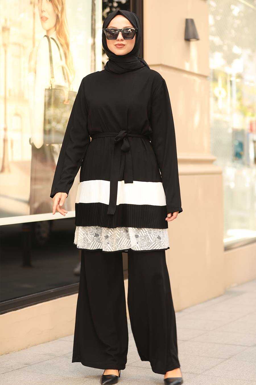 Black Hijab Suit 12178S - Neva-style.com