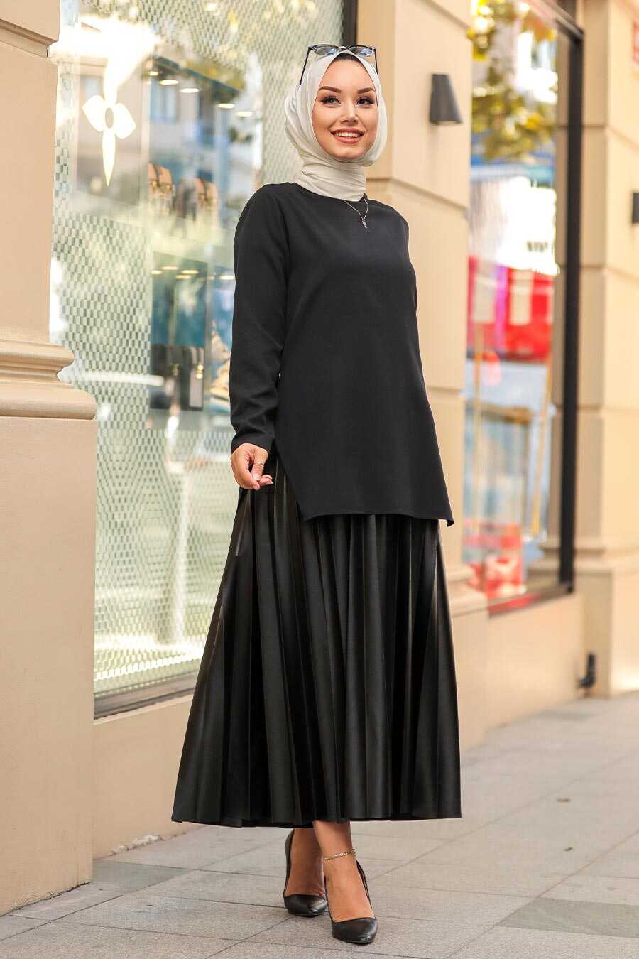 Black Hijab Suit 1298S - Neva-style.com