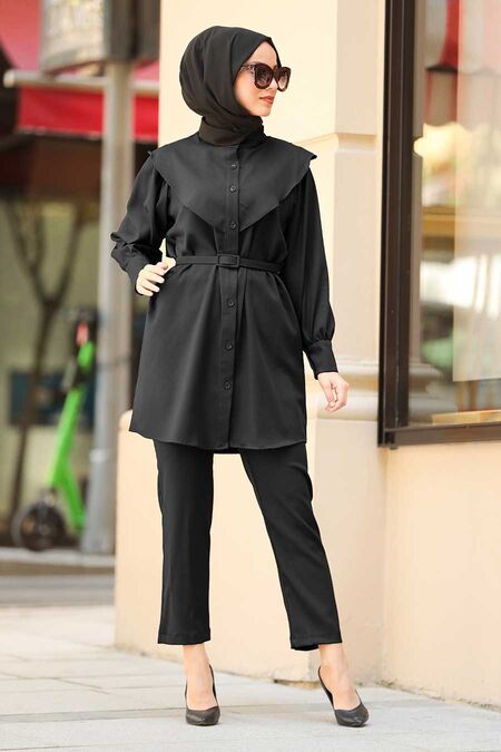 Black Hijab Suit 5161S - Neva-style.com