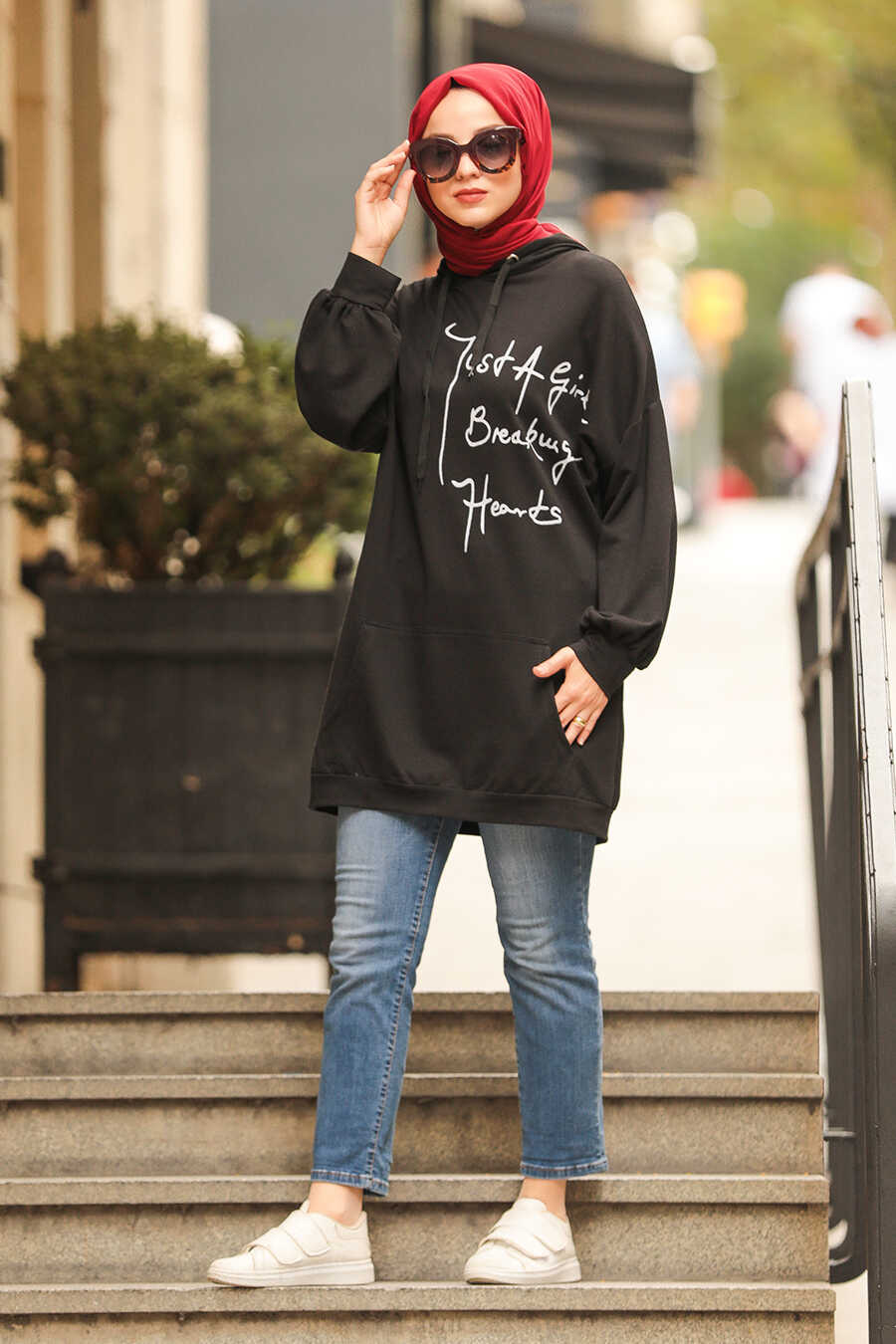 sweatshirt style hijab