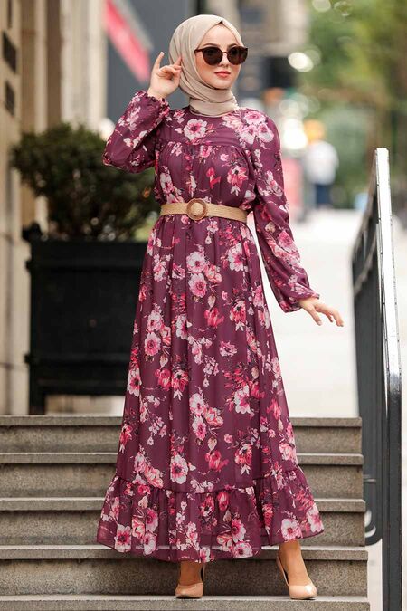 dark dusty rose dress