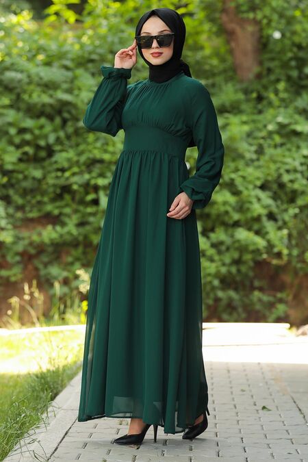 green hijab outfit