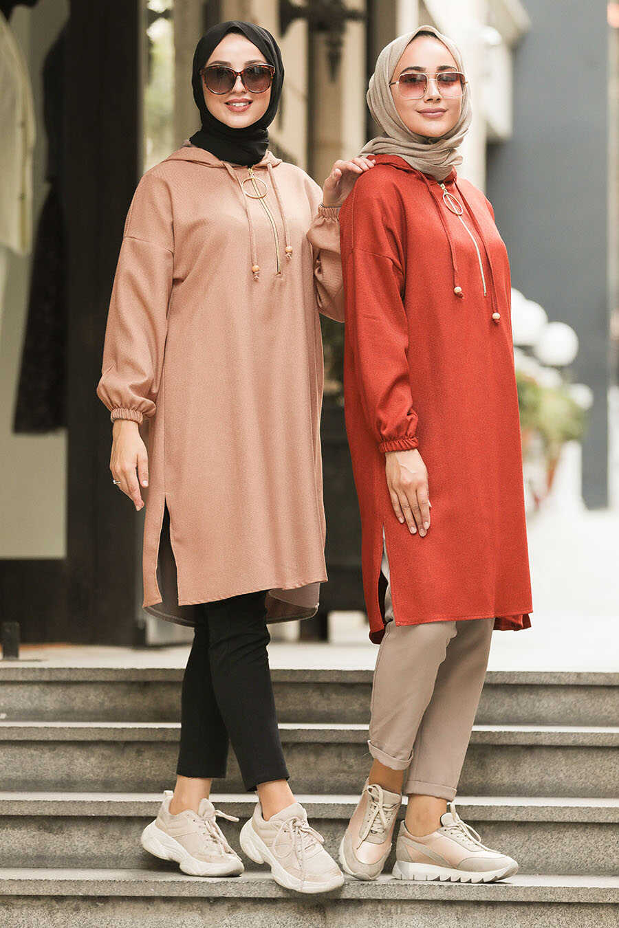 Mink Hijab Sweatshirt & Tunic 492V - Neva-style.com