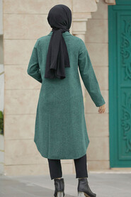  Almond Green Hijab Turkish Tunic 5951CY - 4
