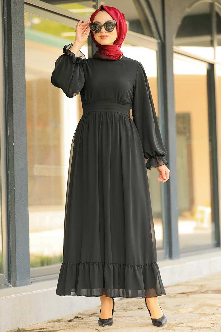 black dresses for hijab