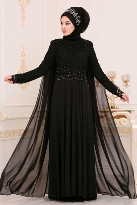 latest black gown design