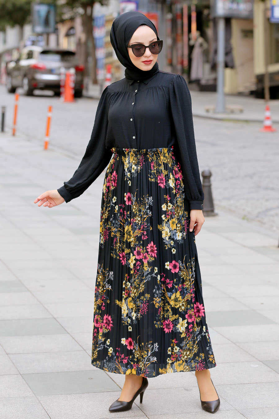 Neva Style - Black Hijab Skirt 1834S - Neva-style.com