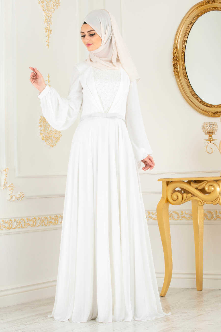 all white hijab outfit