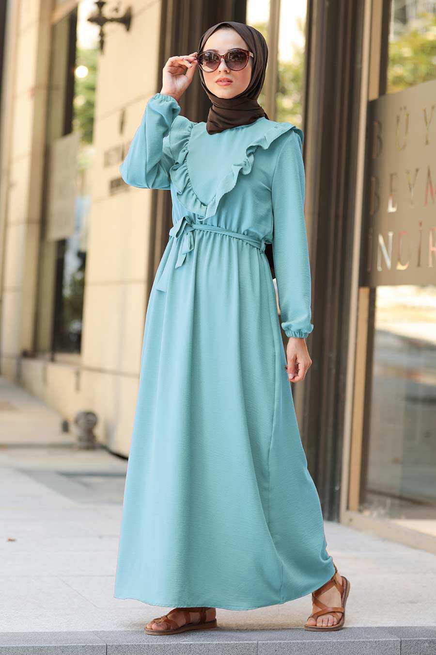 turquoise hijab